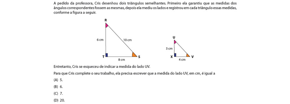 Matemática - Congruência e semelhança de triângulos, Notas de estudo  Matemática